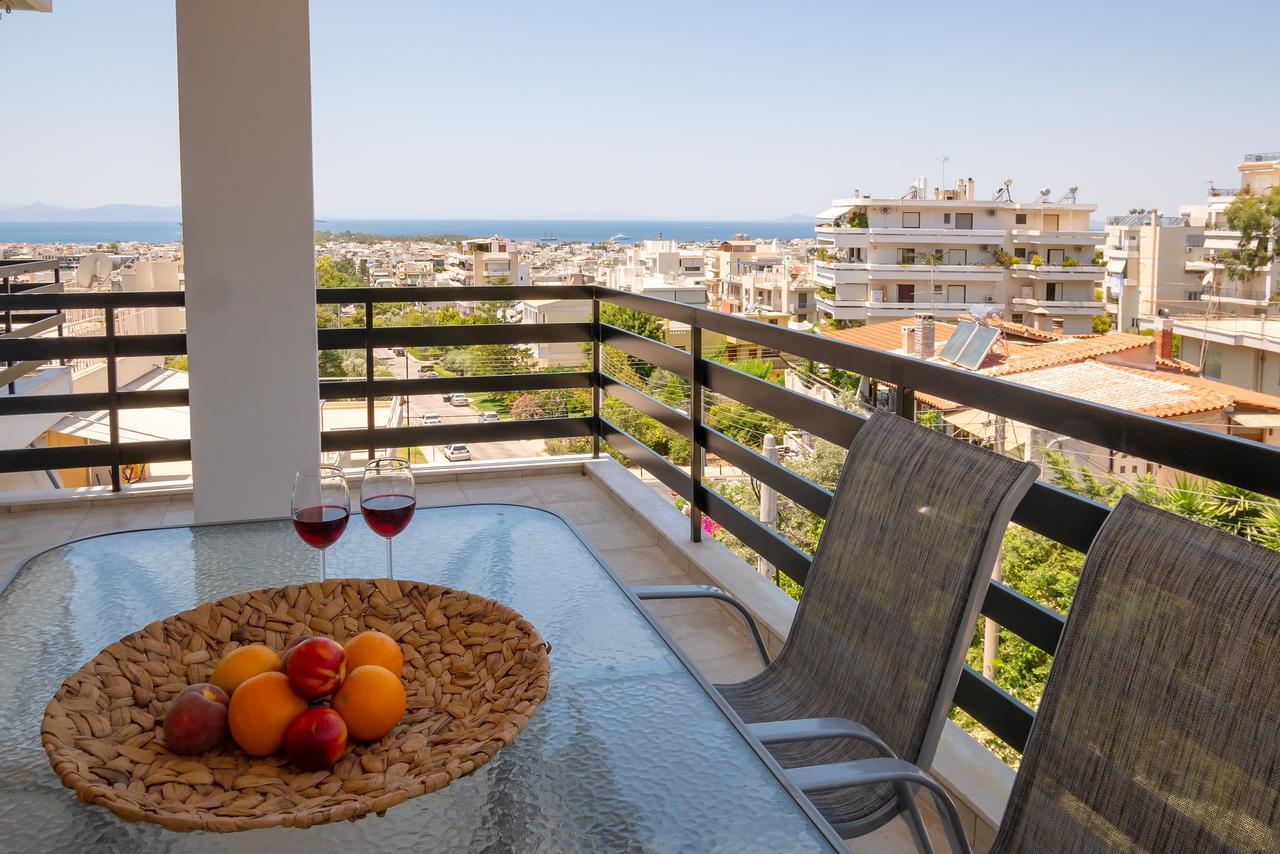 Rhea - Glyfada Sea View Apartment Афины Экстерьер фото